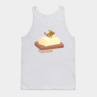 Snowboard Butter Carving | Lake Tahoe Nevada Tank Top